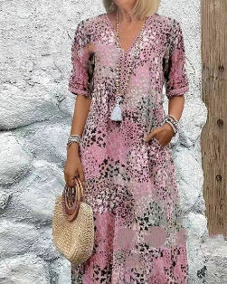 FLOWING SUMMER DRESS FOR WOMEN