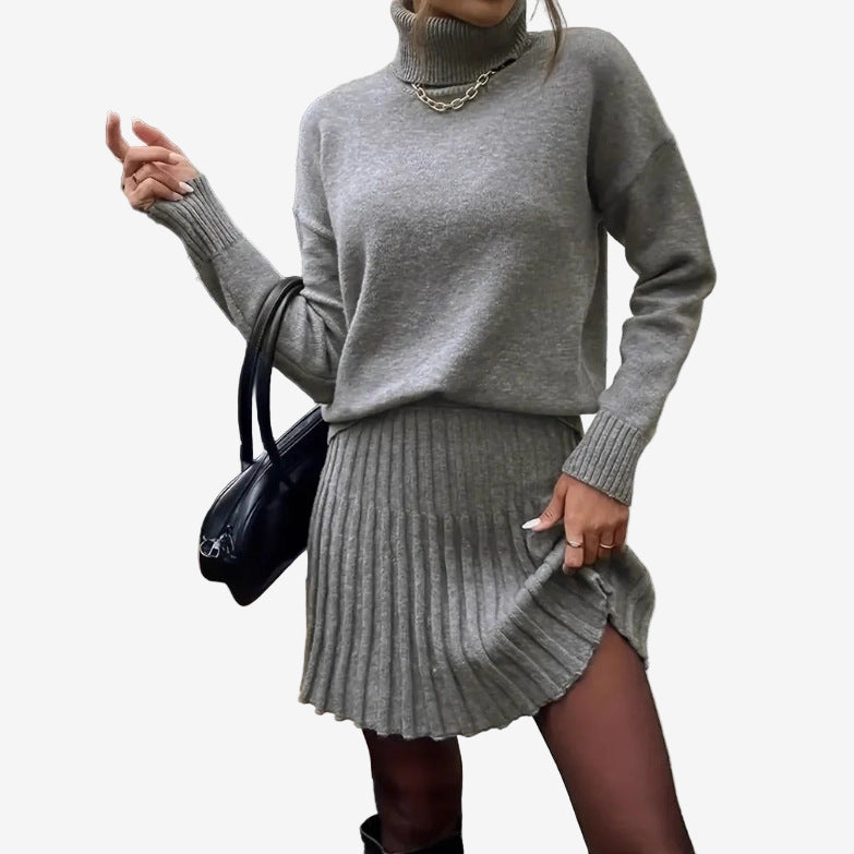 SWEATER SKIRT SET FOR WOMEN