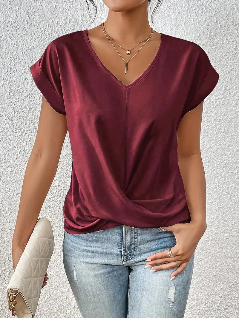 SWEETHEART NECKLINE T-SHIRT FOR WOMEN