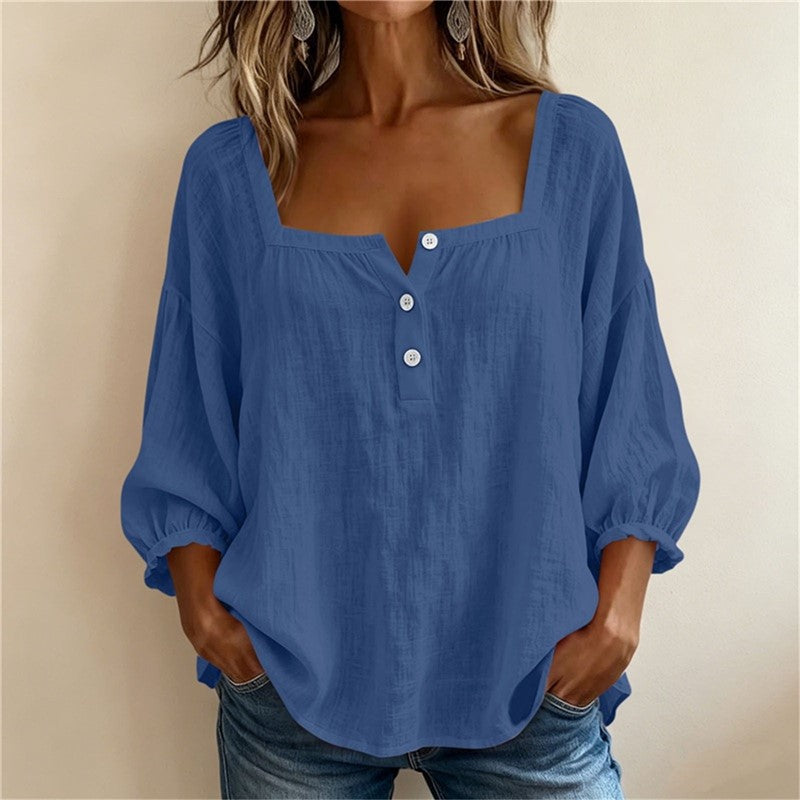 SQUARE NECK BLOUSE FOR WOMEN
