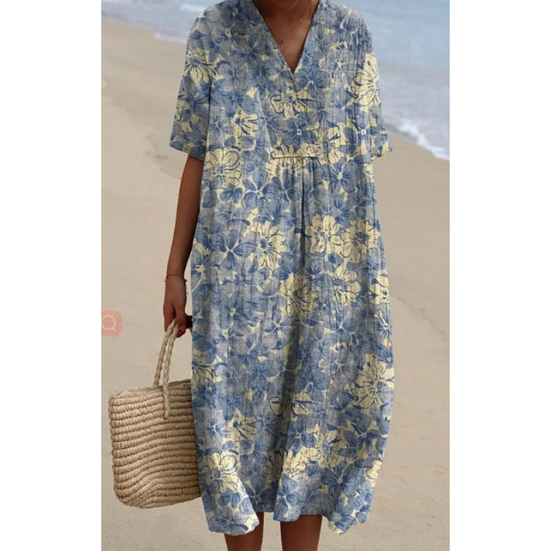 FLORAL SUMMER DRESS FOR WOMEN