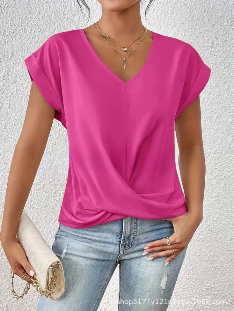 SWEETHEART NECKLINE T-SHIRT FOR WOMEN