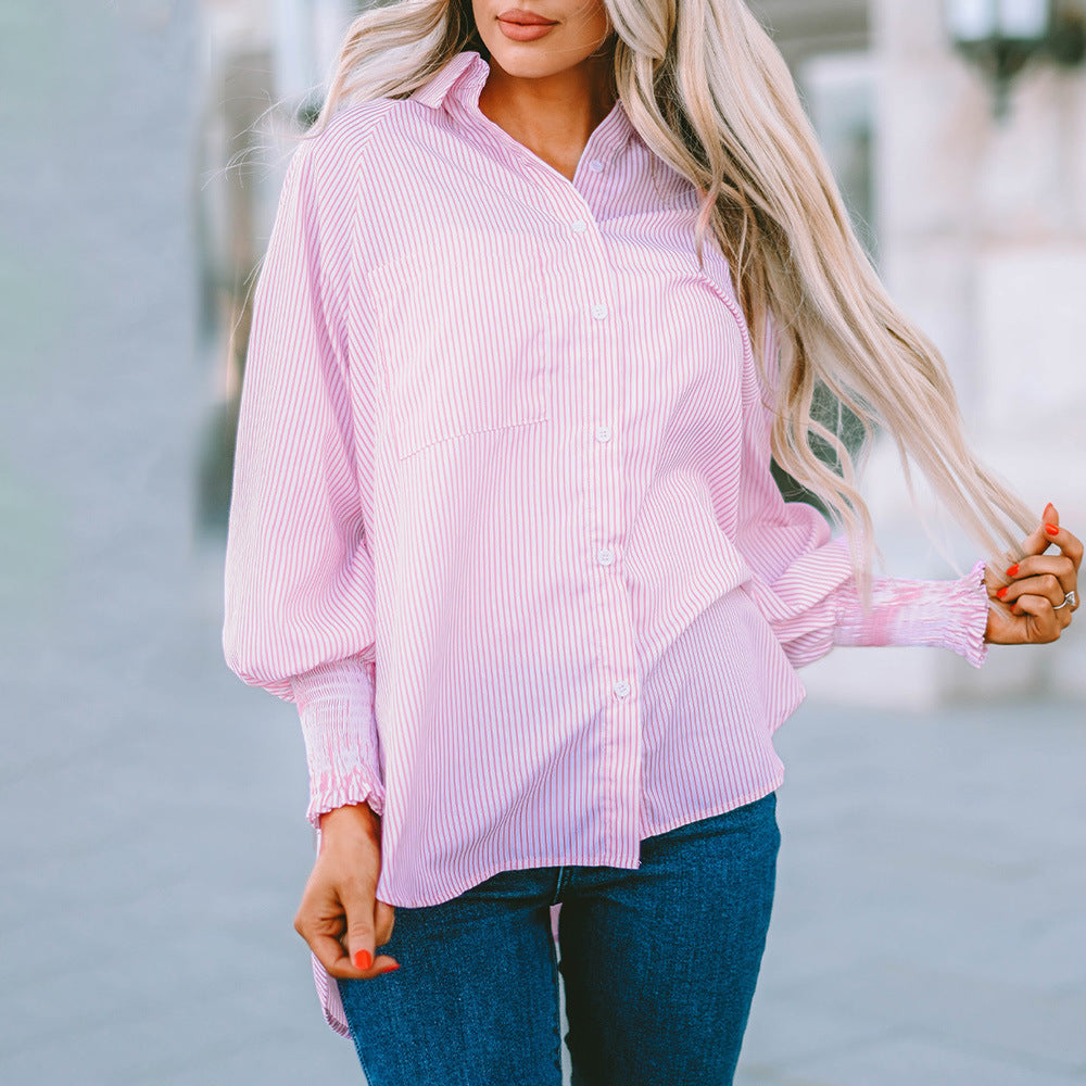RELAXED BUTTON SHIRT FOR WOMEN