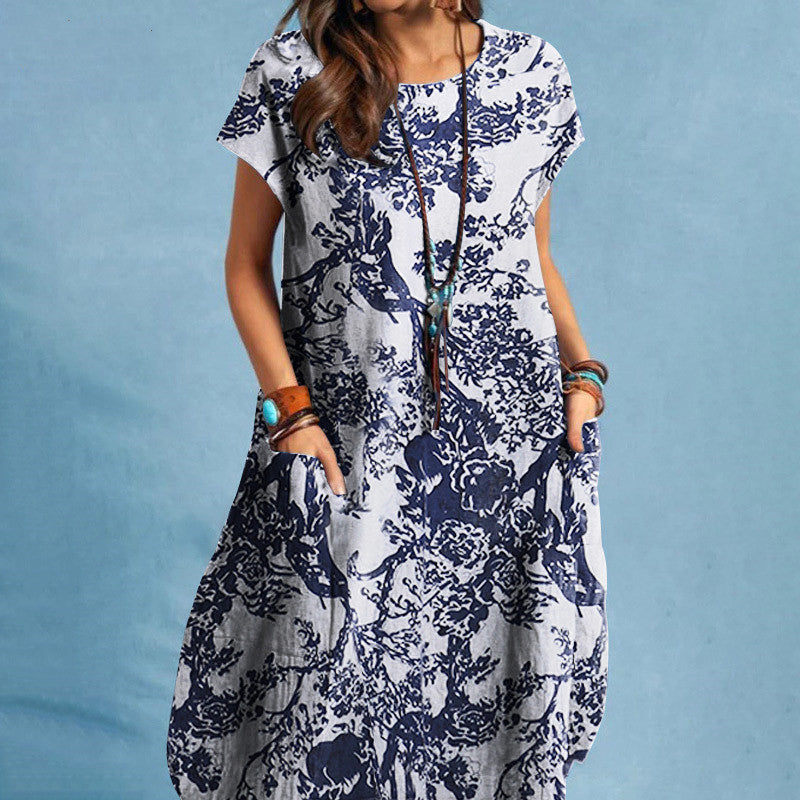 VINTAGE MIDI DRESS FOR WOMEN