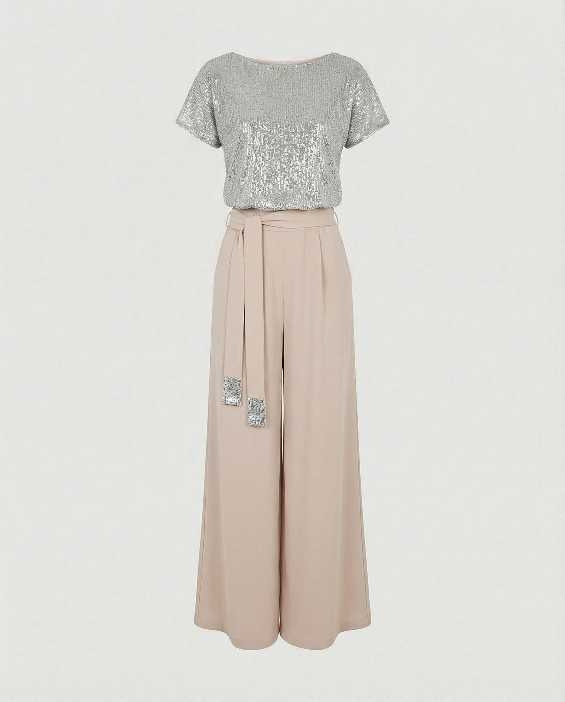 SEQUIN WIDE LEG JUMPSUIT FOR WOMEN