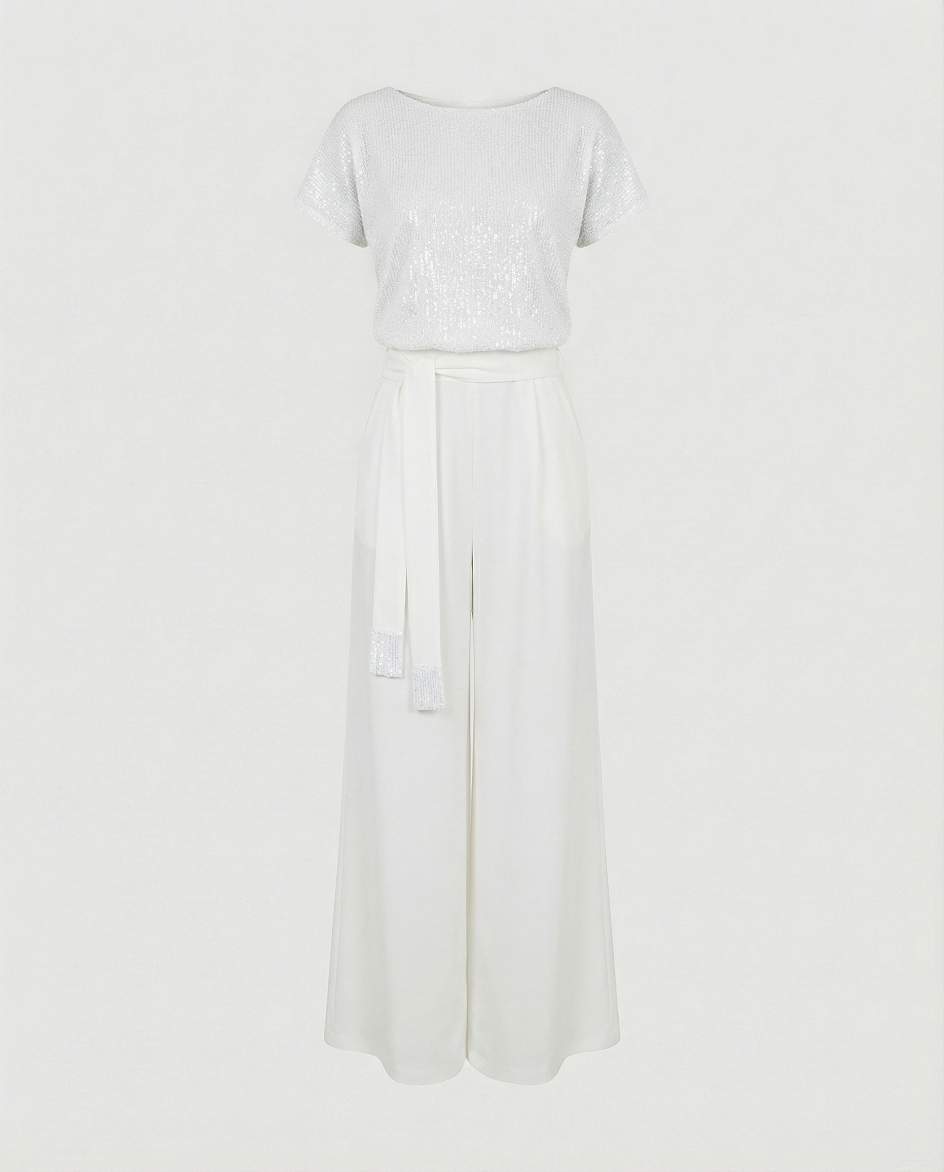 SEQUIN WIDE LEG JUMPSUIT FOR WOMEN