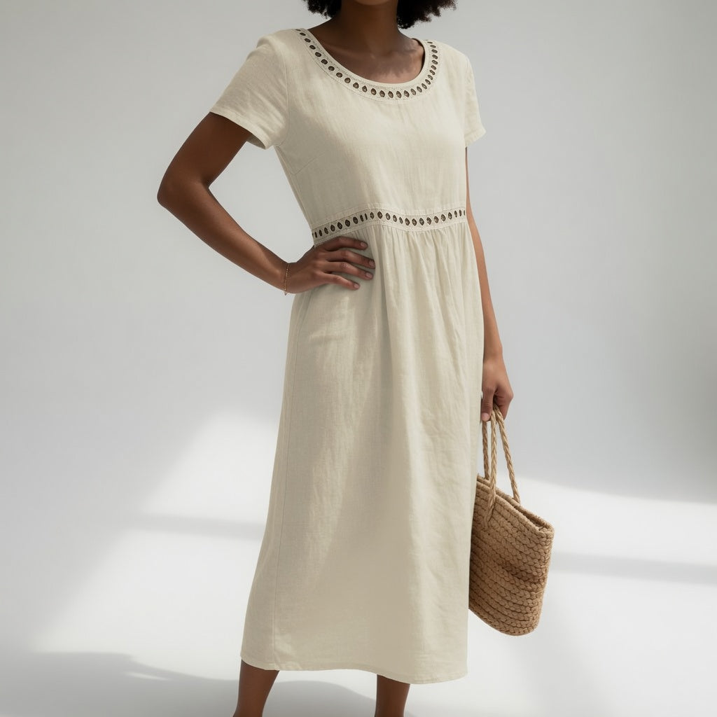 EMPIRE MIDI DRESS FOR WOMEN
