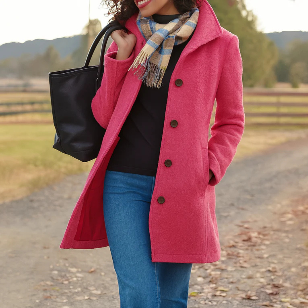 CLASSIC STRAIGHT COAT FOR WOMEN
