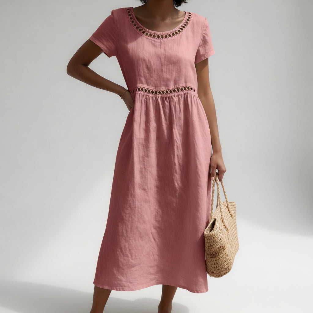 EMPIRE MIDI DRESS FOR WOMEN