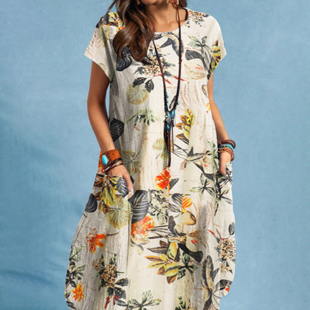 VINTAGE MIDI DRESS FOR WOMEN