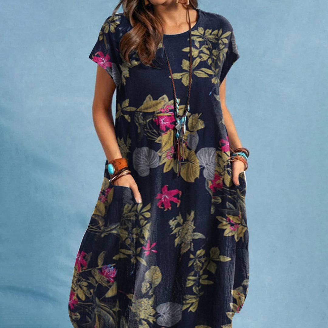 VINTAGE MIDI DRESS FOR WOMEN