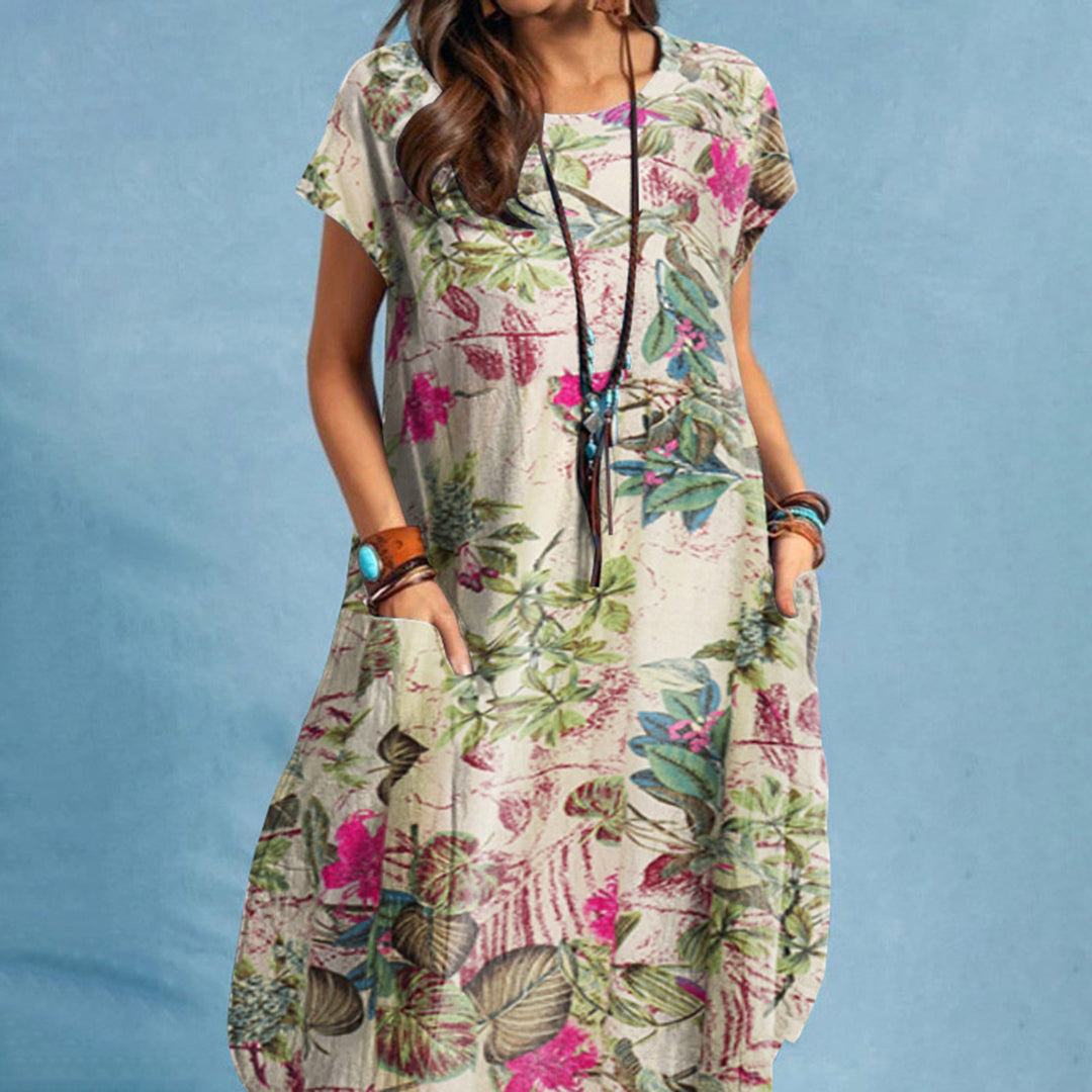 VINTAGE MIDI DRESS FOR WOMEN