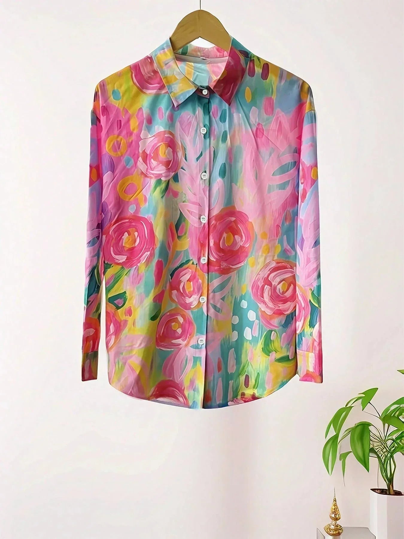FLORAL PRINT BLOUSE FOR WOMEN