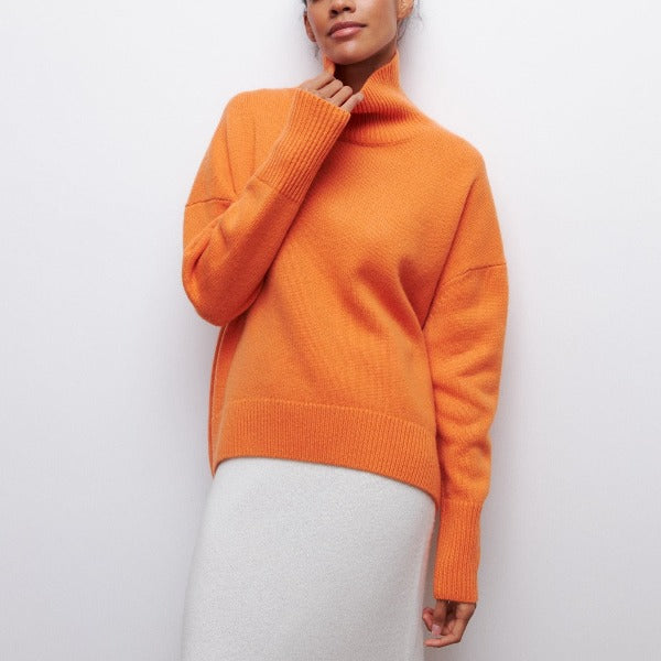 FITTED TURTLENECK SWEATER FOR WOMEN