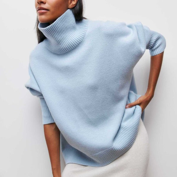 FITTED TURTLENECK SWEATER FOR WOMEN