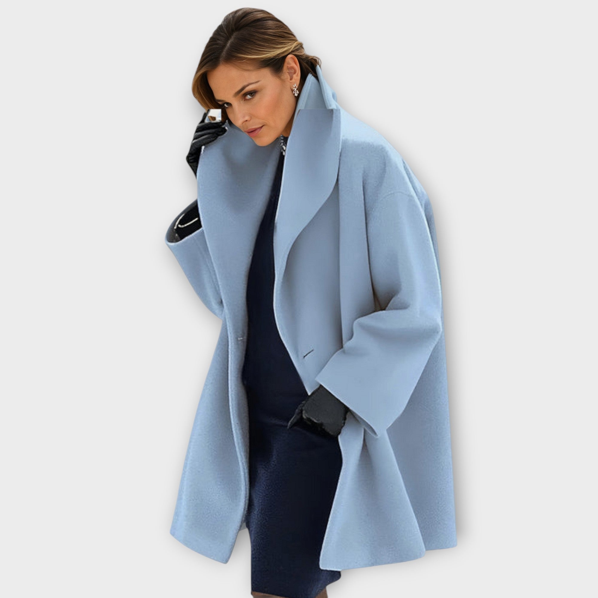 RELAXED LONG COAT FOR WOMEN