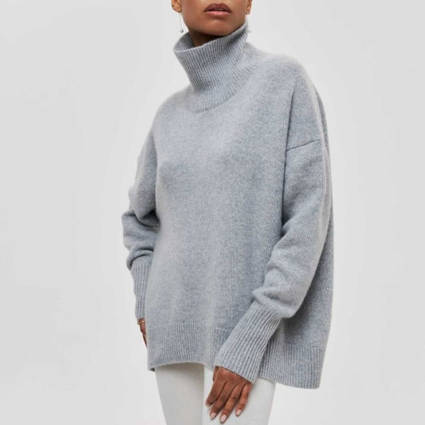 FITTED TURTLENECK SWEATER FOR WOMEN