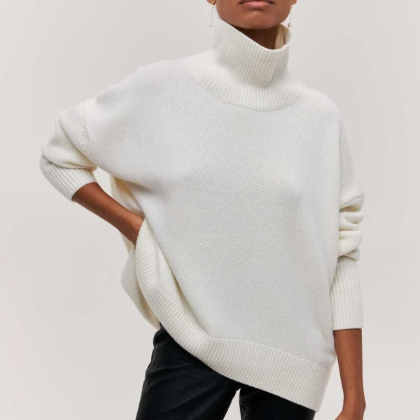 FITTED TURTLENECK SWEATER FOR WOMEN
