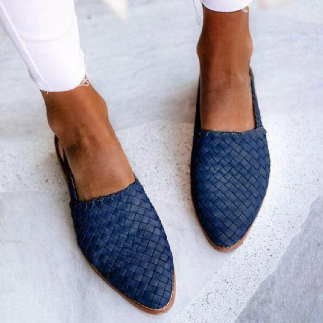 WOVEN BALLERINA SANDALS FOR WOMEN