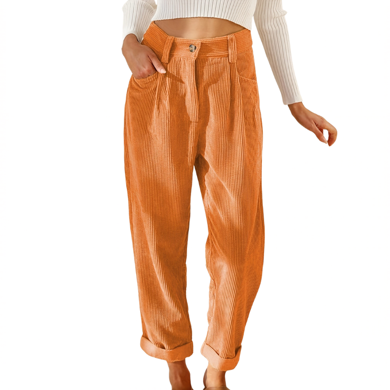 CORDUROY TROUSERS FOR WOMEN