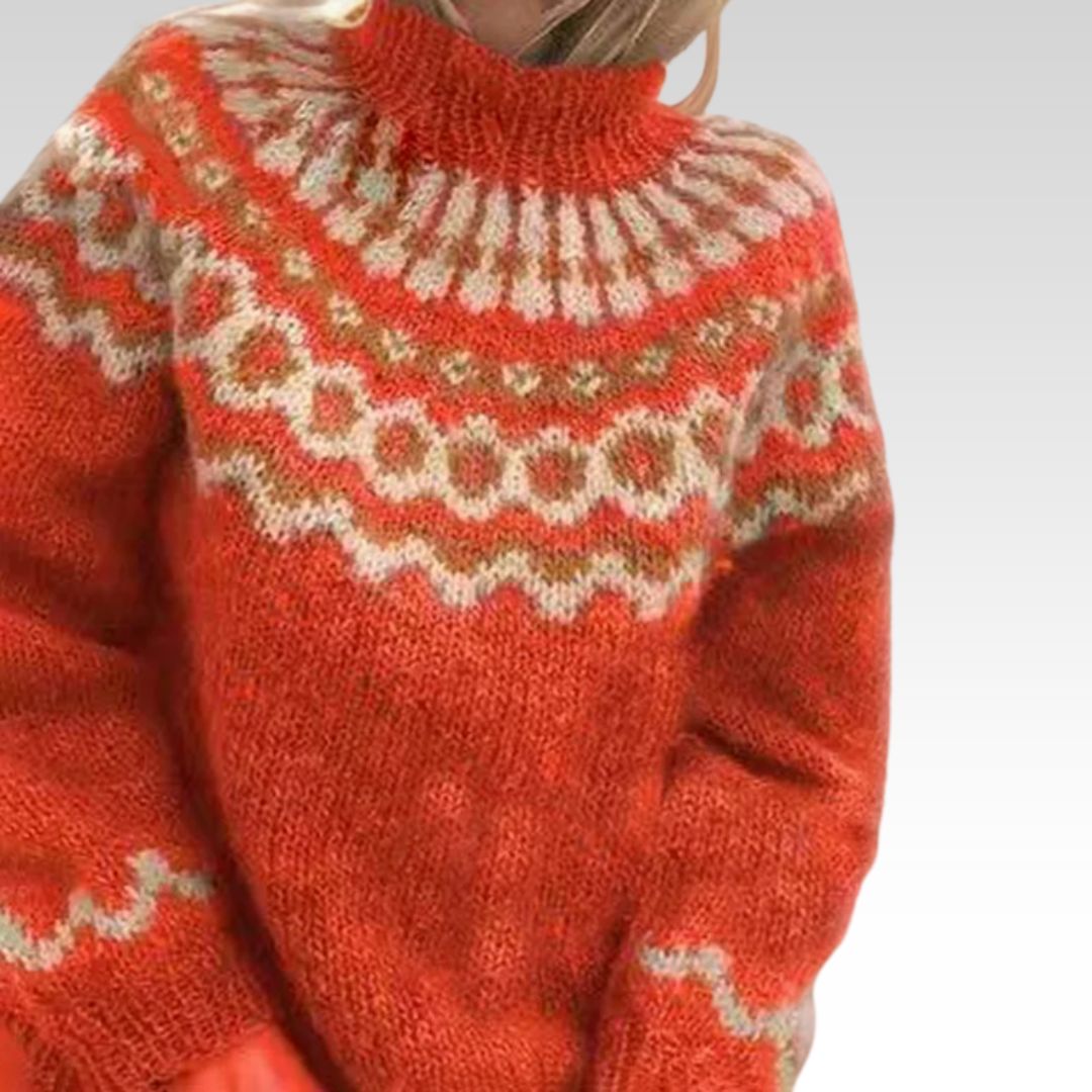CHIC TURTLENECK SWEATER FOR WOMEN