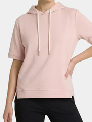 SHORT SLEEVE HOODIE FOR WOMEN