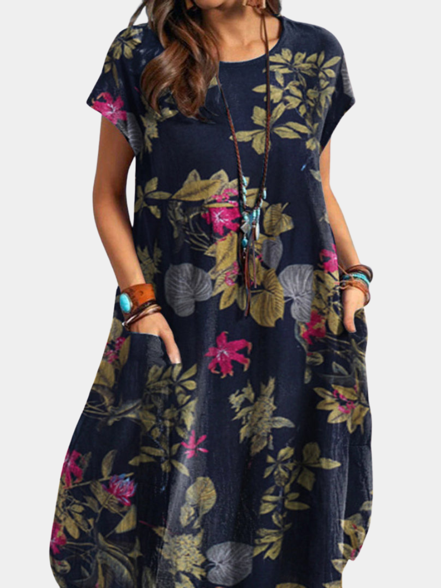 VINTAGE MIDI DRESS FOR WOMEN