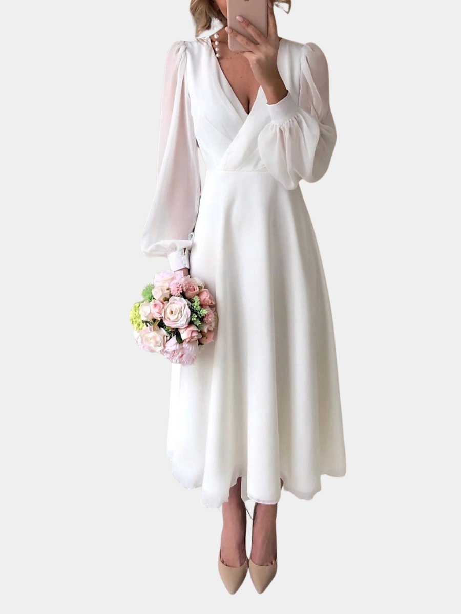 CLASSIC LONG SLEEVE DRESS FOR WOMEN