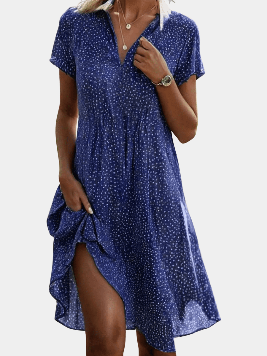LIGHTWEIGHT COTTON DRESS FOR WOMEN