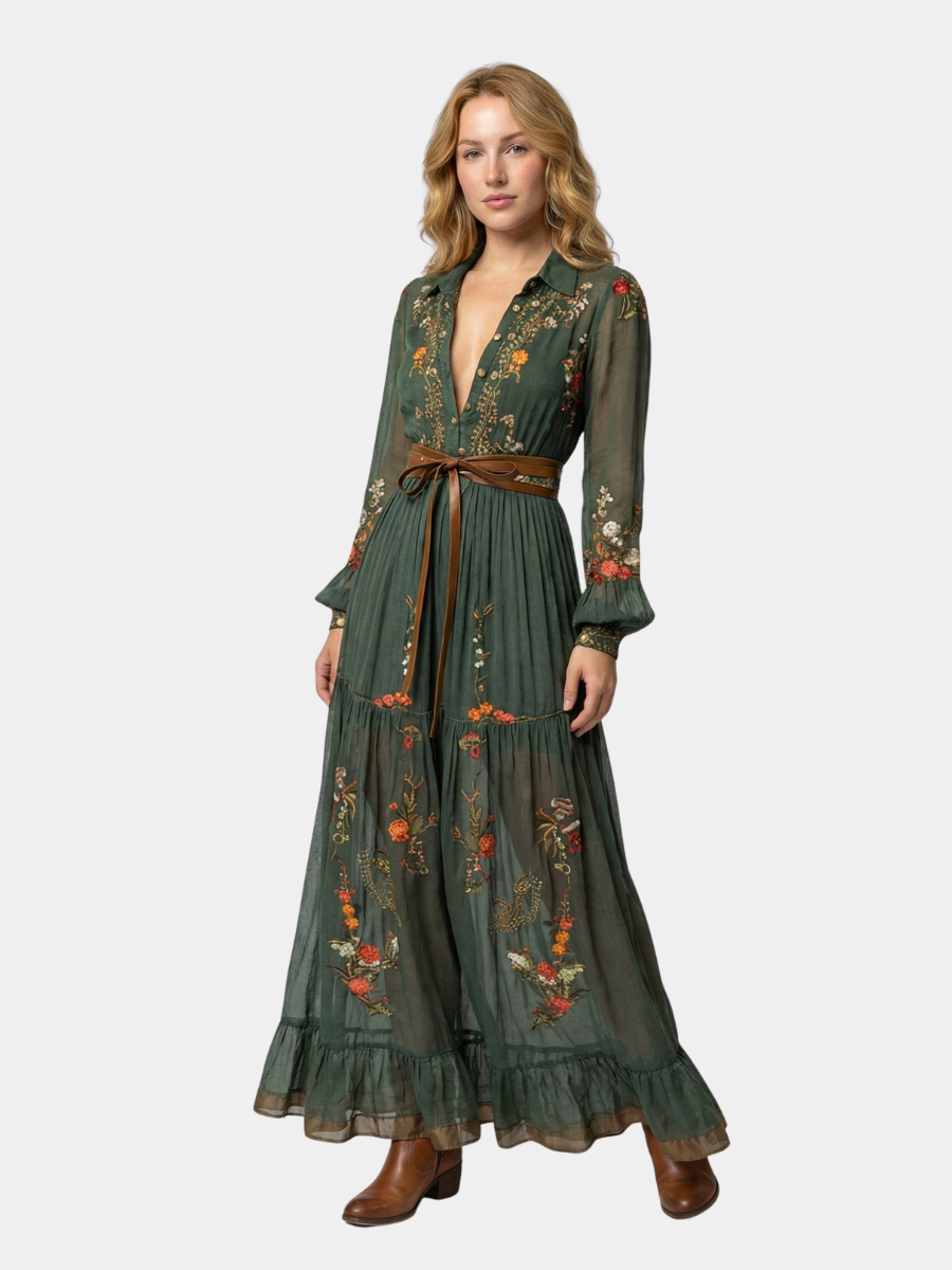 BOHO MAXI DRESS FOR WOMEN