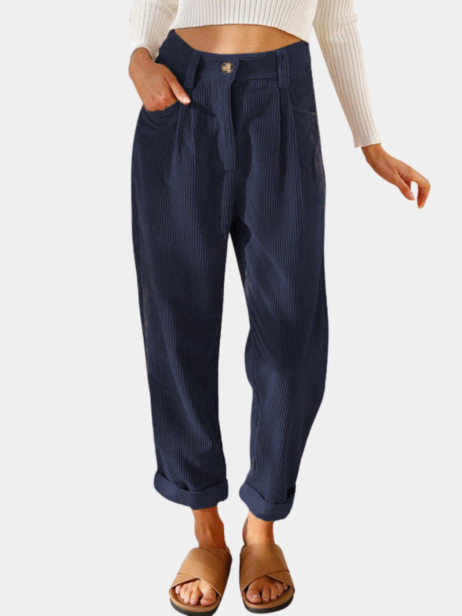 CORDUROY TROUSERS FOR WOMEN