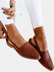 WOVEN BALLERINA SANDALS FOR WOMEN