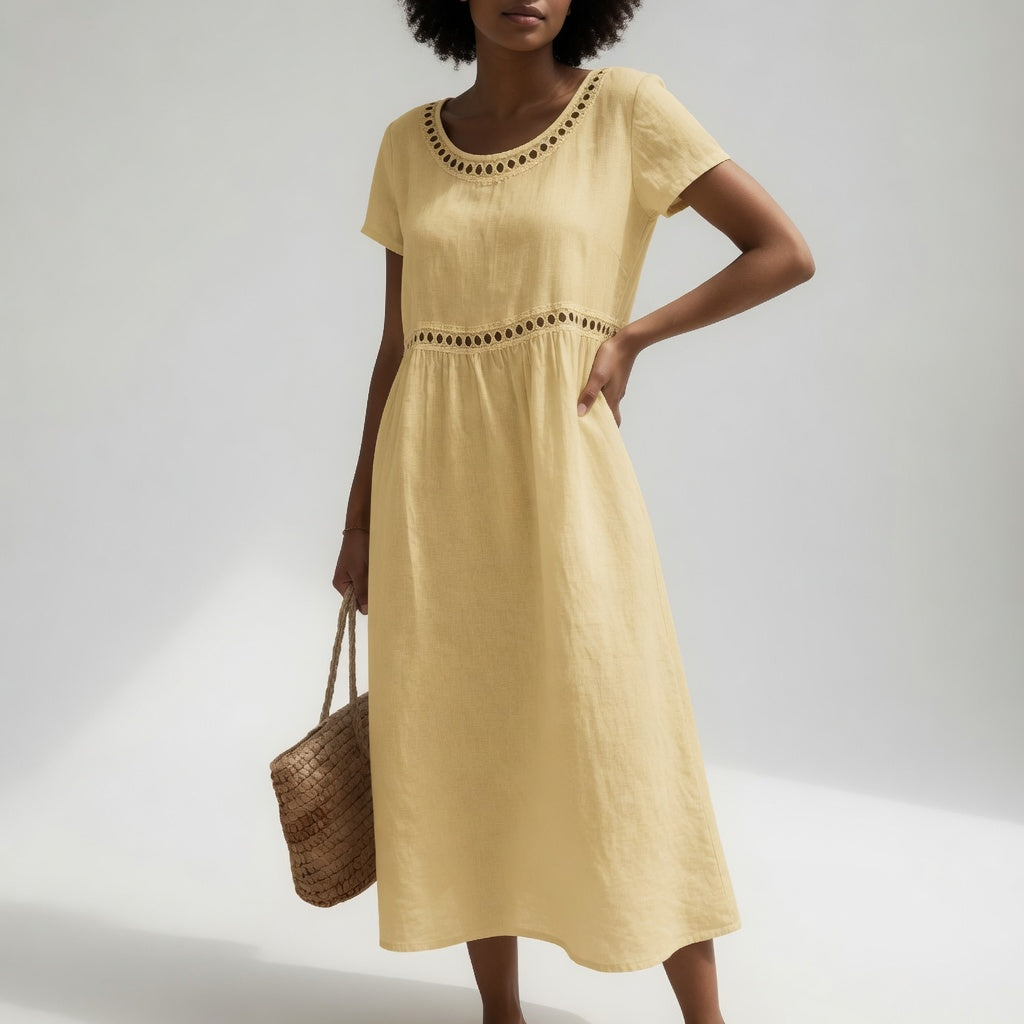 EMPIRE MIDI DRESS FOR WOMEN