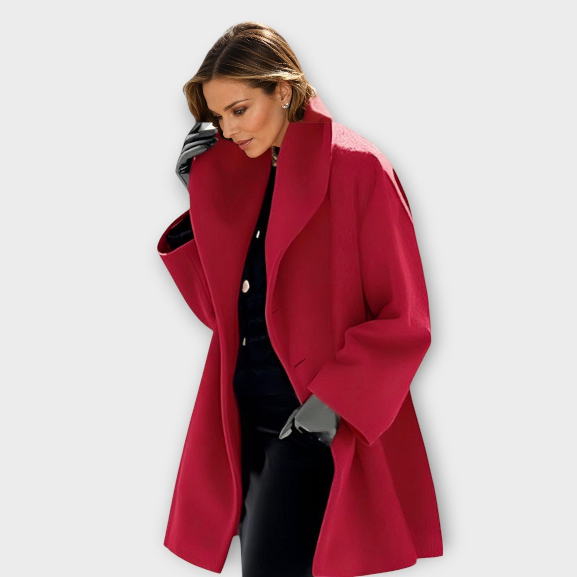 RELAXED LONG COAT FOR WOMEN