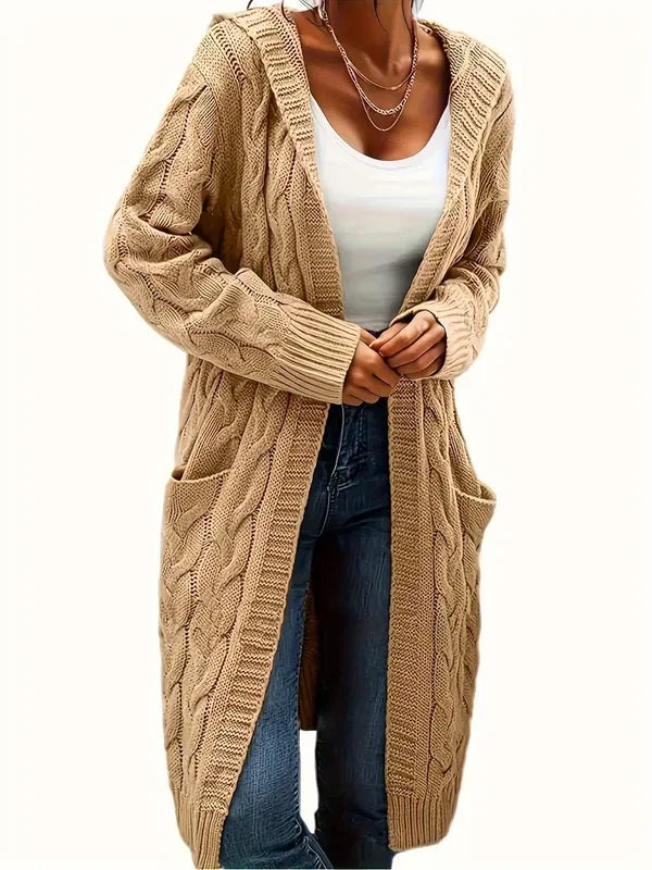 COLLARLESS CARDIGAN FOR WOMEN