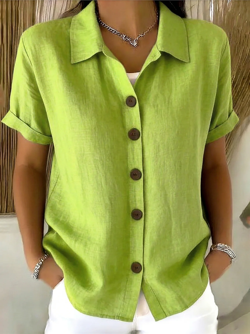 RELAXED COLLARED SHIRT FOR WOMEN