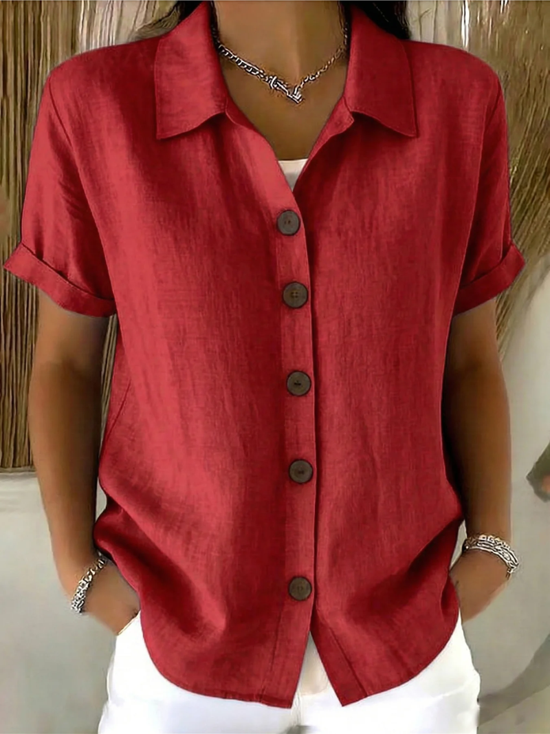 RELAXED COLLARED SHIRT FOR WOMEN