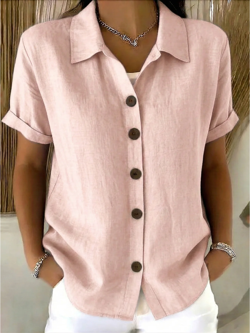 RELAXED COLLARED SHIRT FOR WOMEN