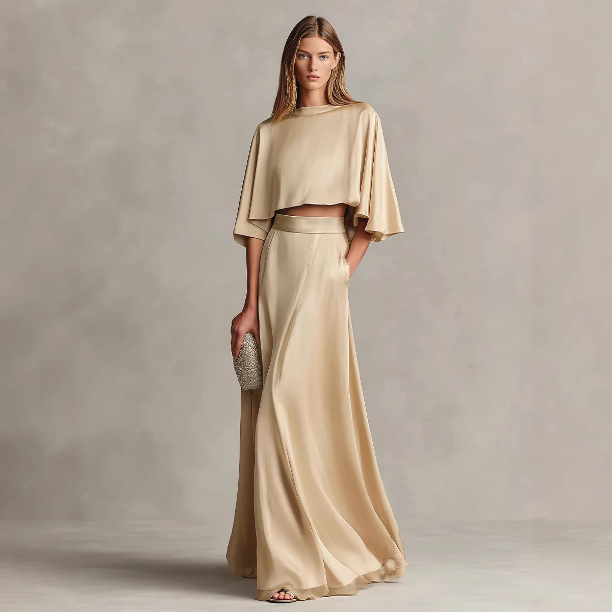 SATIN RELAXED SET FOR WOMEN