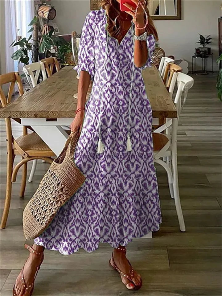 ELEGANT MAXI SUMMER DRESS FOR WOMEN