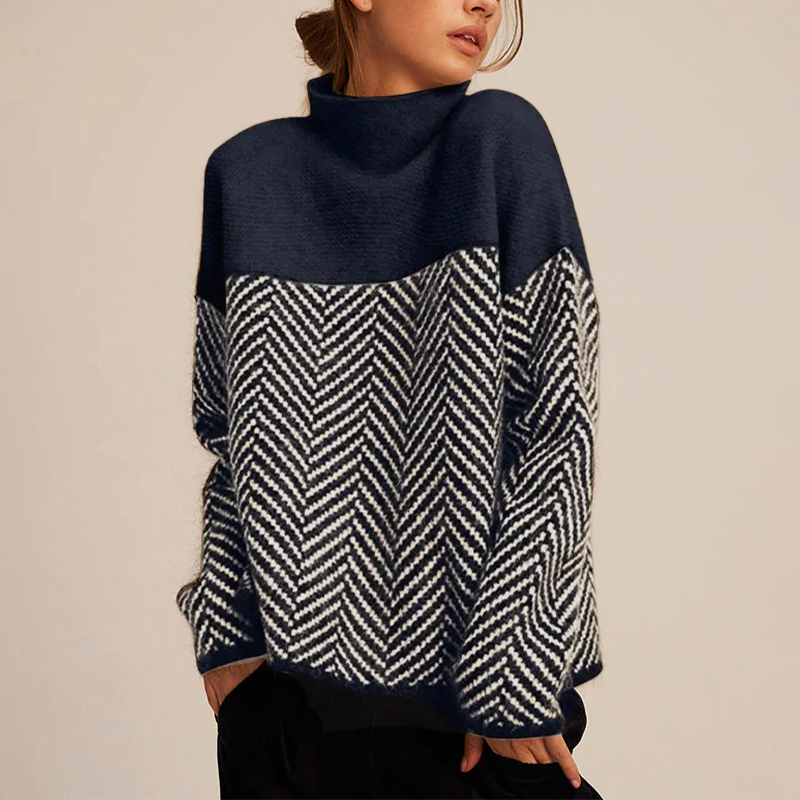 RELAXED GRAPHIC SWEATER FOR WOMEN