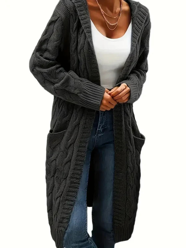 COLLARLESS CARDIGAN FOR WOMEN