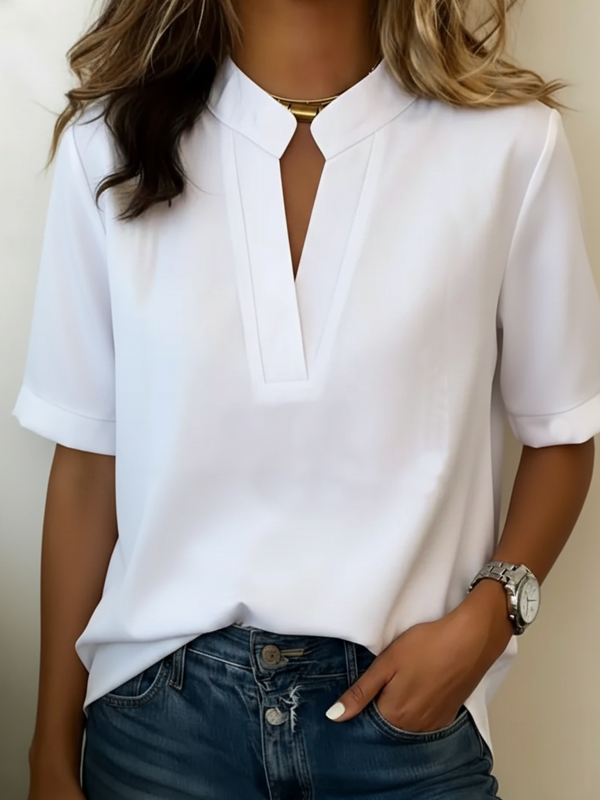 FLOWING CREPE BLOUSE FOR WOMEN