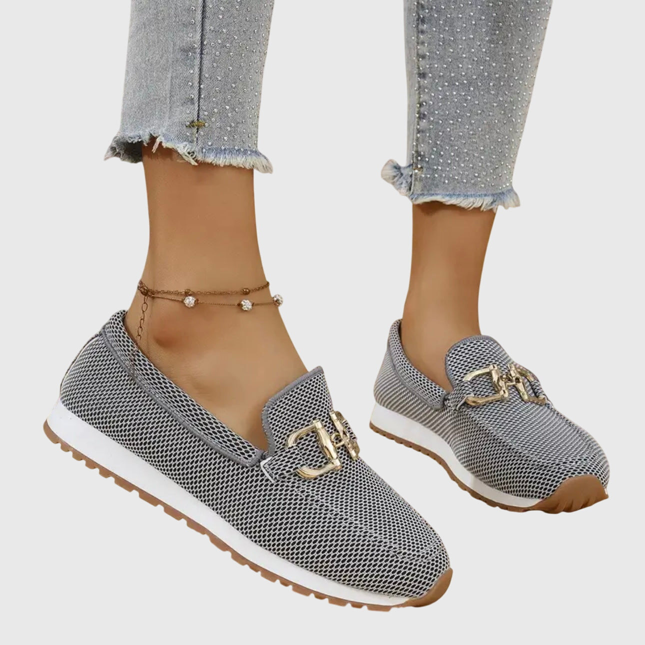 MESH CUSHIONED SHOES FOR WOMEN