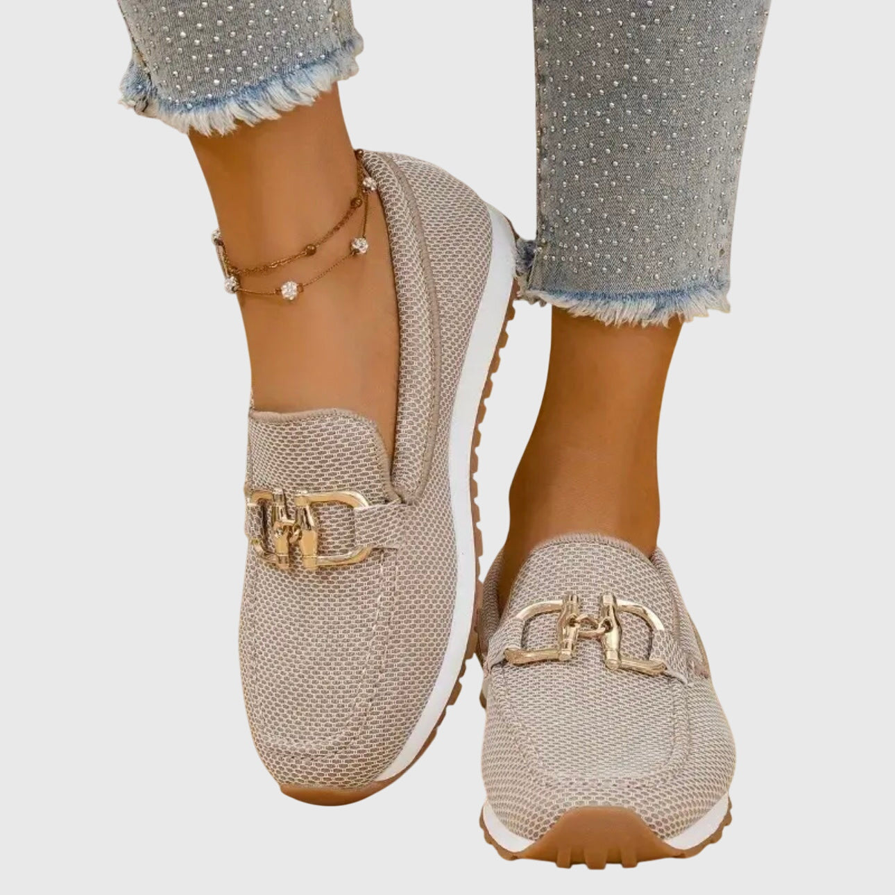MESH CUSHIONED SHOES FOR WOMEN