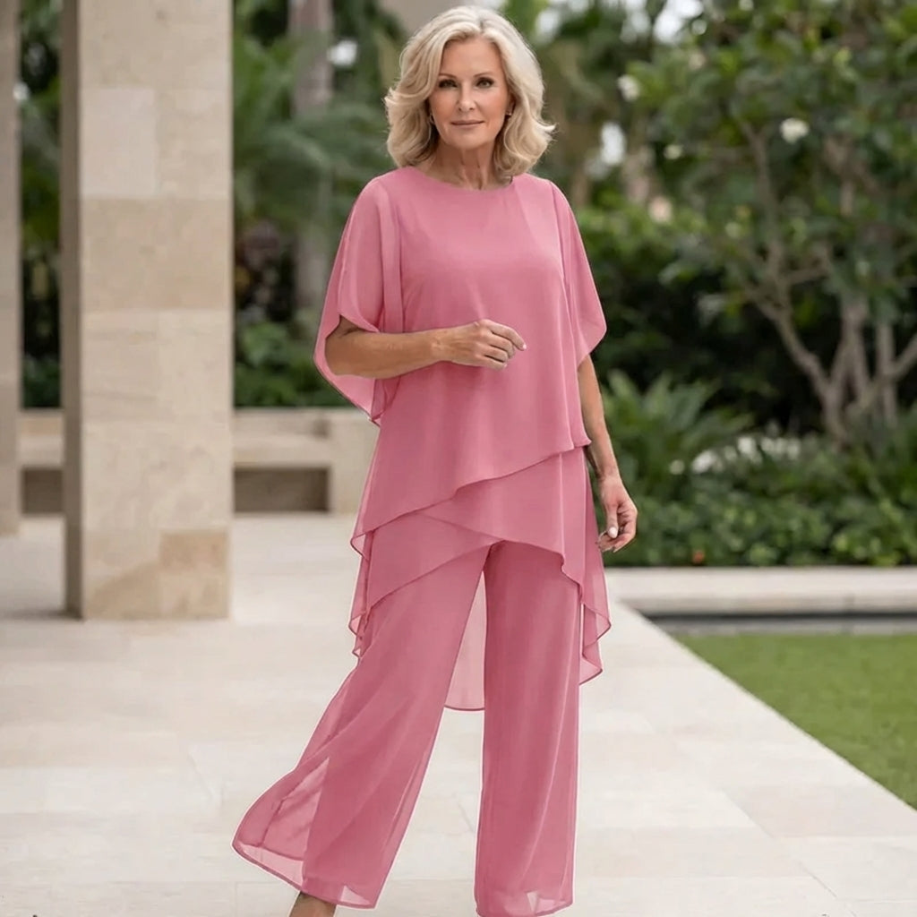 ASYMMETRIC PANT SET FOR WOMEN