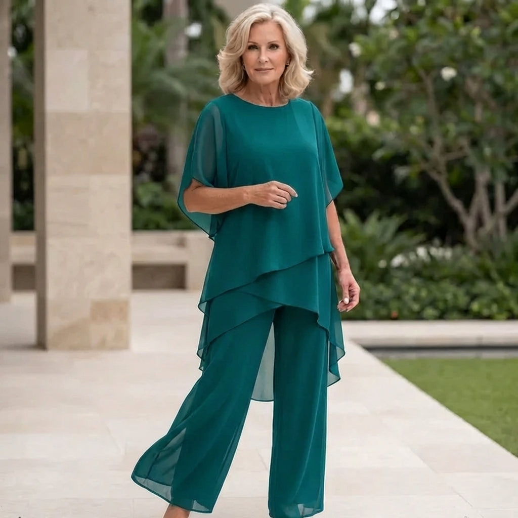 ASYMMETRIC PANT SET FOR WOMEN