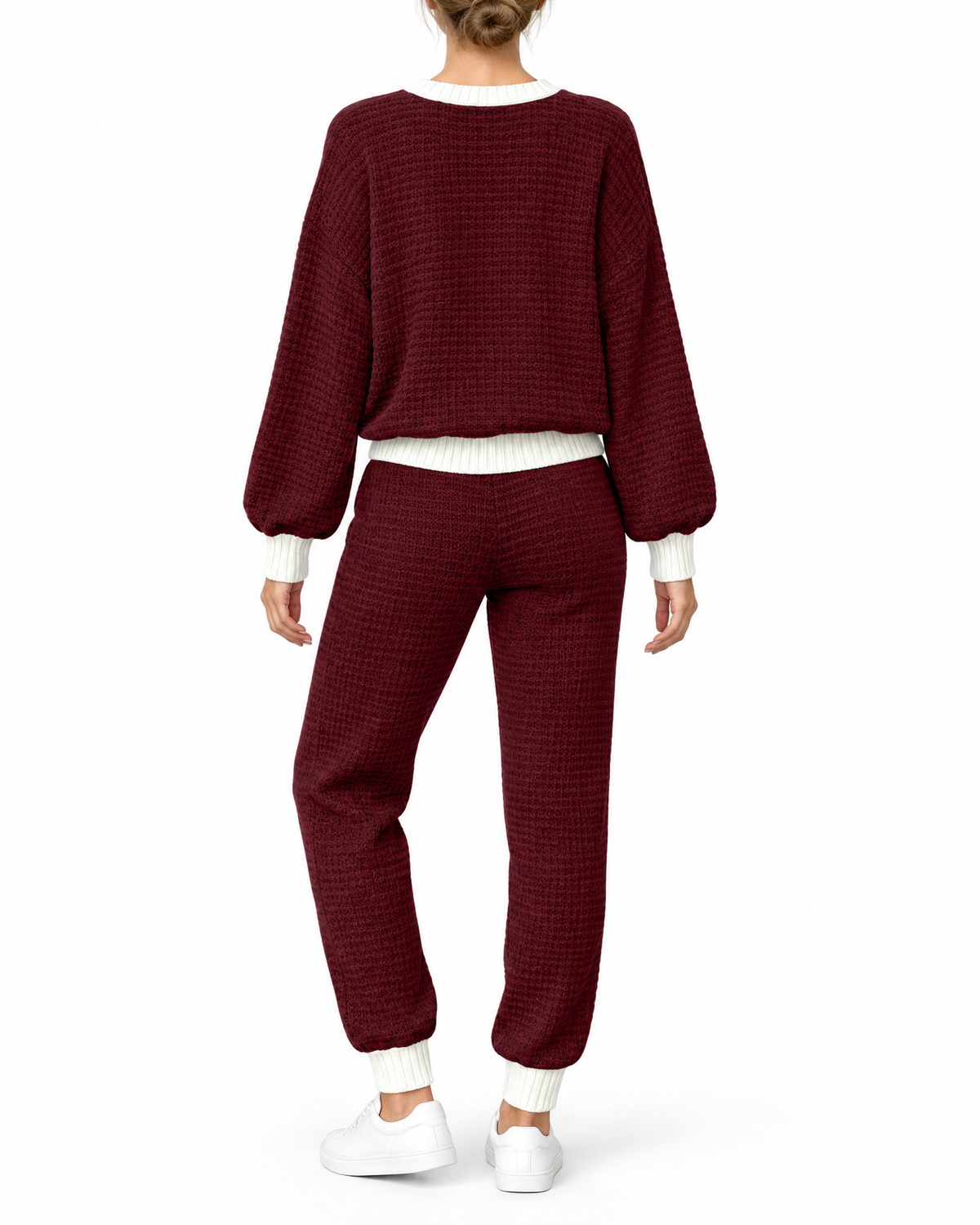 TEXTURED TWO-PIECE SET FOR WOMEN