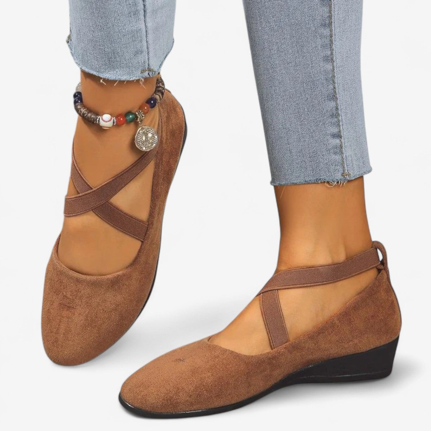 CROSSED BALLERINAS FOR WOMEN