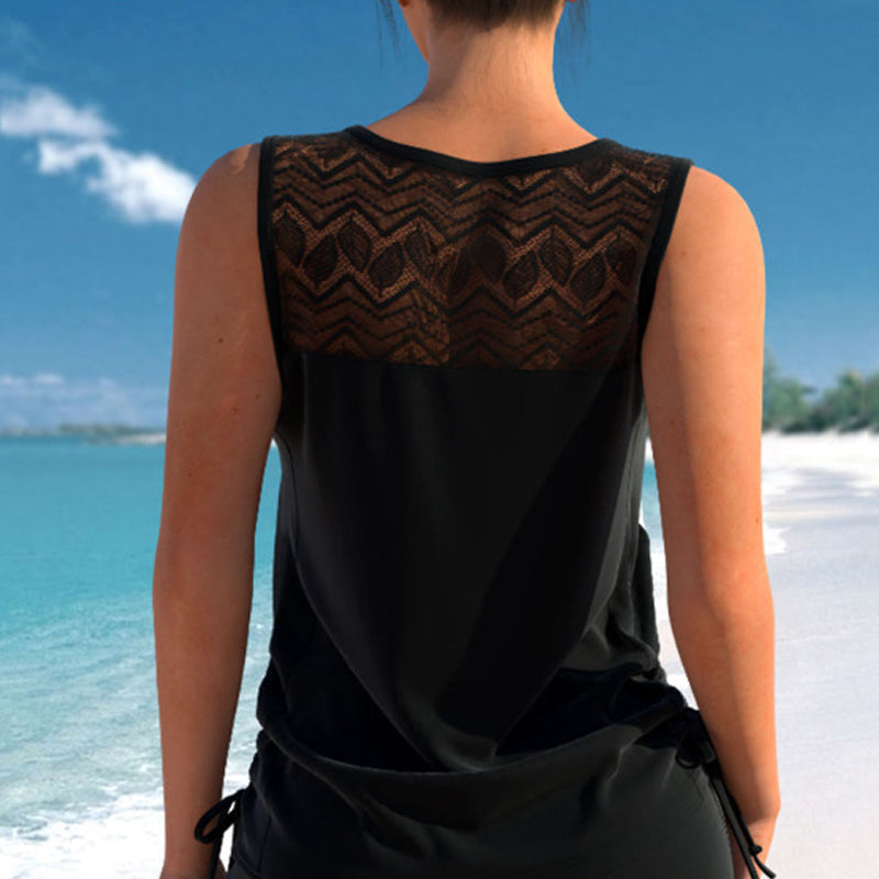 BOHO PRINT TANKINI SET FOR WOMEN